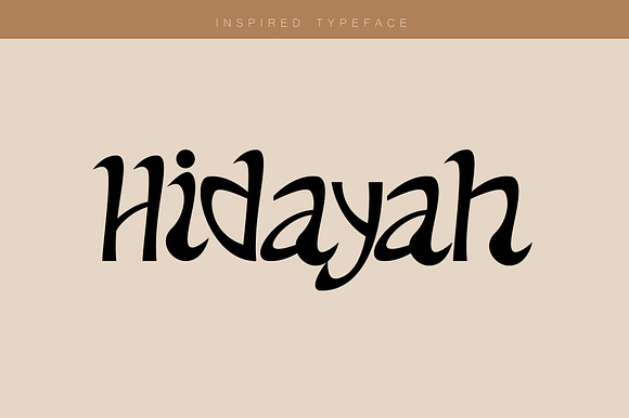 hidayah font preview 8