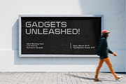 Zean Sharp Geometric Tech Font, a Sans Serif Font by Ebad Designs (Thumbnail 9 of 10)