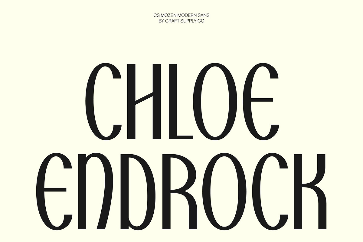 CS Mozen – Modern Sans Serif, a Sans Serif Font by Craft Supply Co. (Photo 2 of 8)