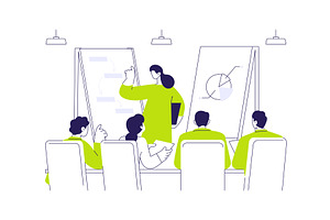 Paid training and development, a Finance Illustration by Visual Generation