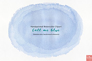 Watercolor background texture blue, a Texture Graphic by LittleAcornGraphics (Thumbnail 10 of 13)