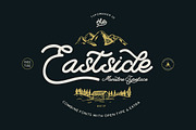 Campground Monoline - 2 fonts, a Script Font by Fortunes Co (Thumbnail 1 of 11)