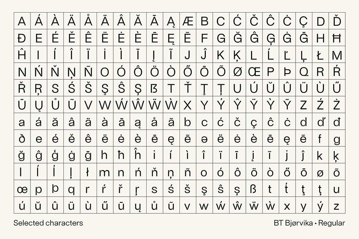 BT Bjørvika, a Sans Serif Font by BadType (Photo 4 of 10)
