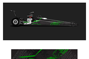 Dynamic Racing Car Graphics, a Transportation Illustration by CarWrap design (Thumbnail 3 of 4)