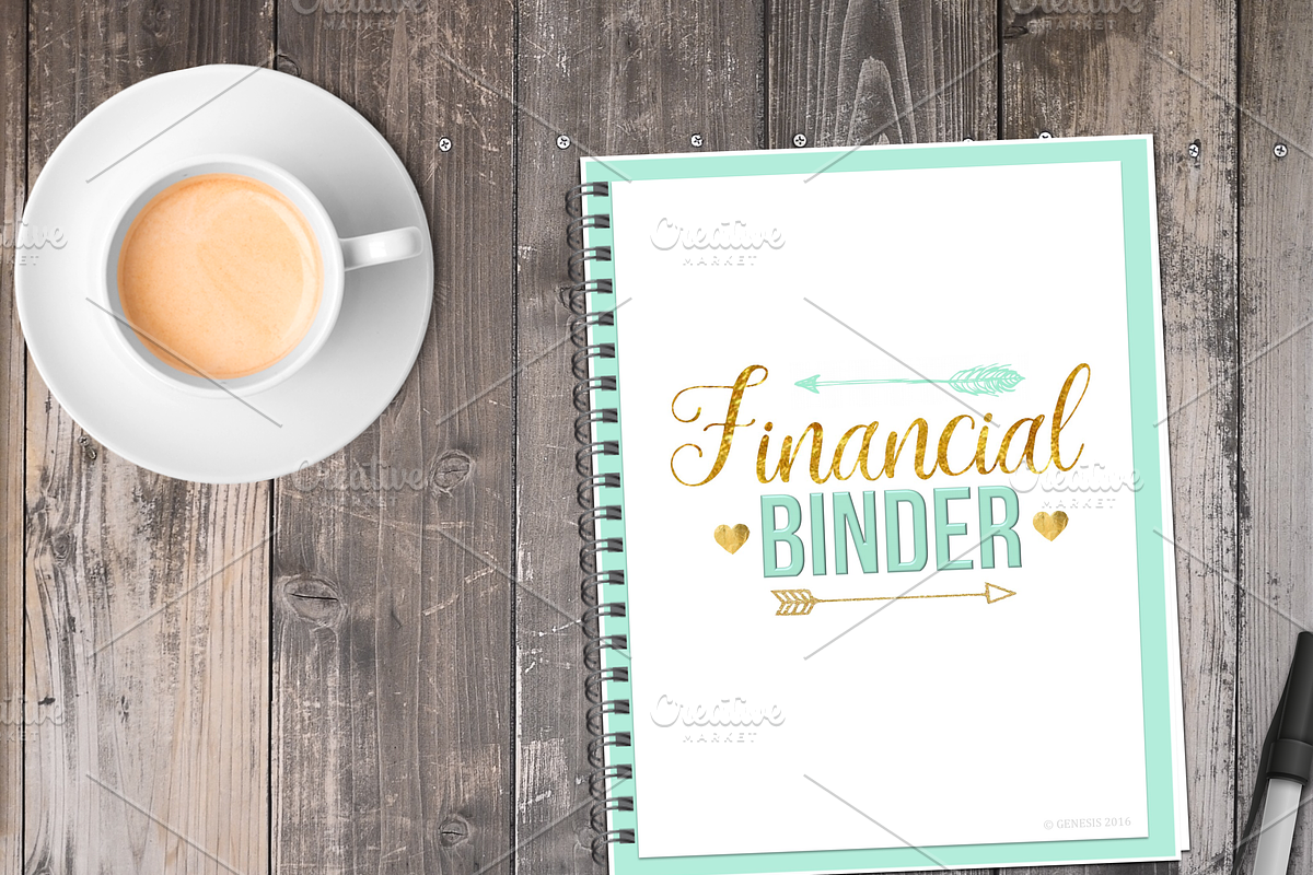 2021 Financial Planner - 10+ pages!, a Stationery Template by Genesis Printables (Photo 2 of 2)