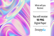 Holographic Texture Digital Paper, a Pattern Graphic by Snapybiz (Thumbnail 2 of 5)