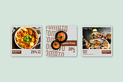 Italian // Food Social Media Kit, a Design Template by SecondBrain Store (Thumbnail 2 of 9)