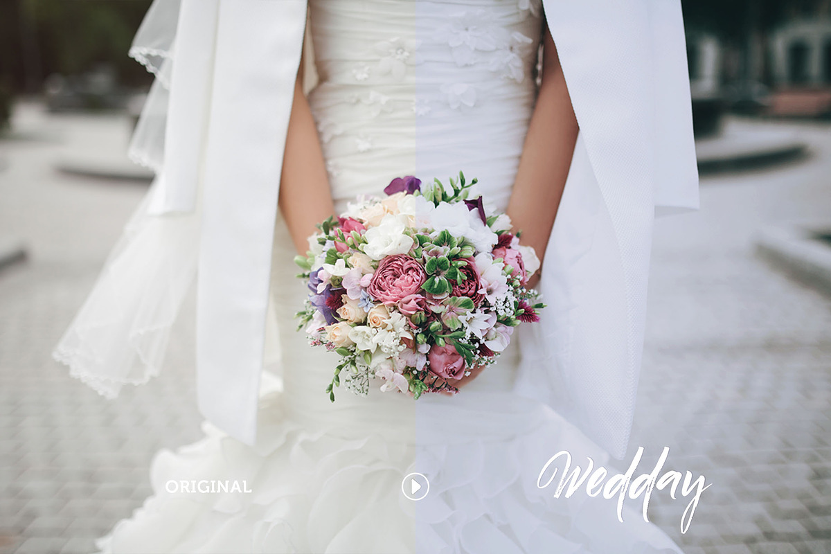 Wedday Photoshop Action, an Action Add-On by Presetrain Co. (Photo 2 of 5)