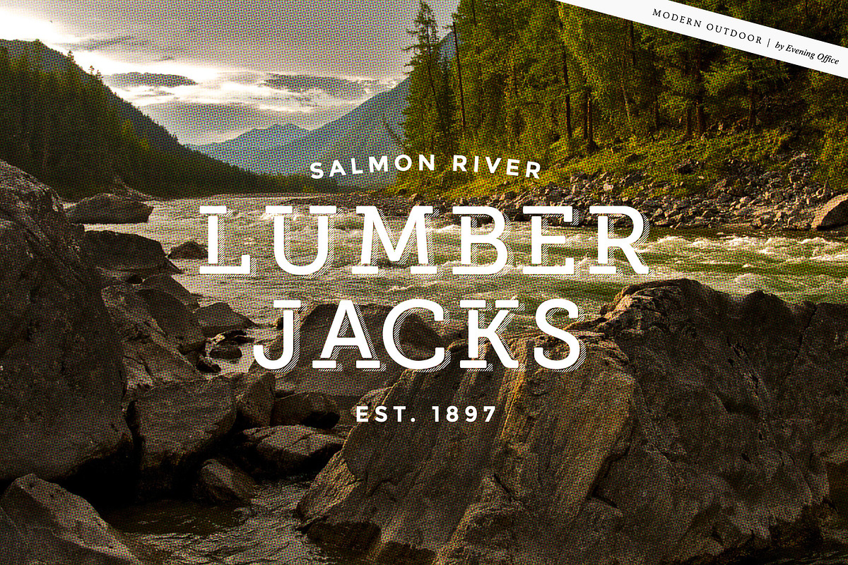 Modern Outdoor | Font preview 2
