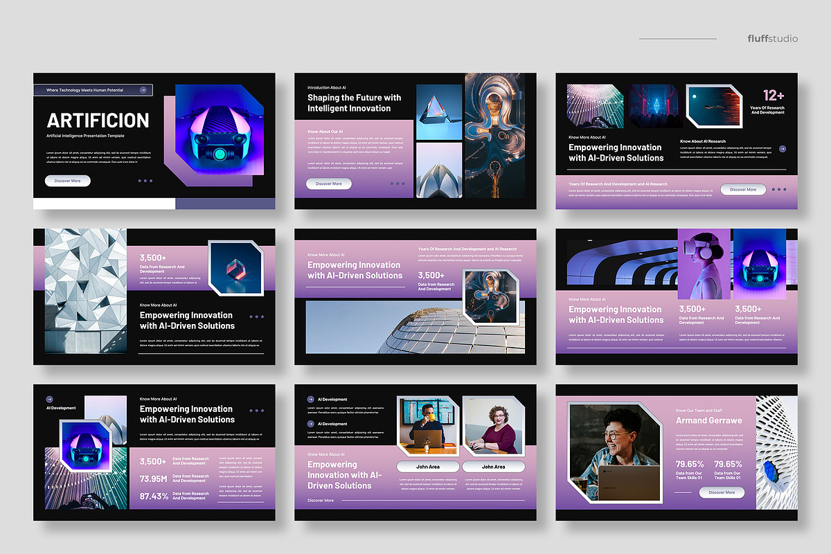 Artificial Intelligence Keynote, a Presentation Template by fluffstudio (Photo 2 of 4)