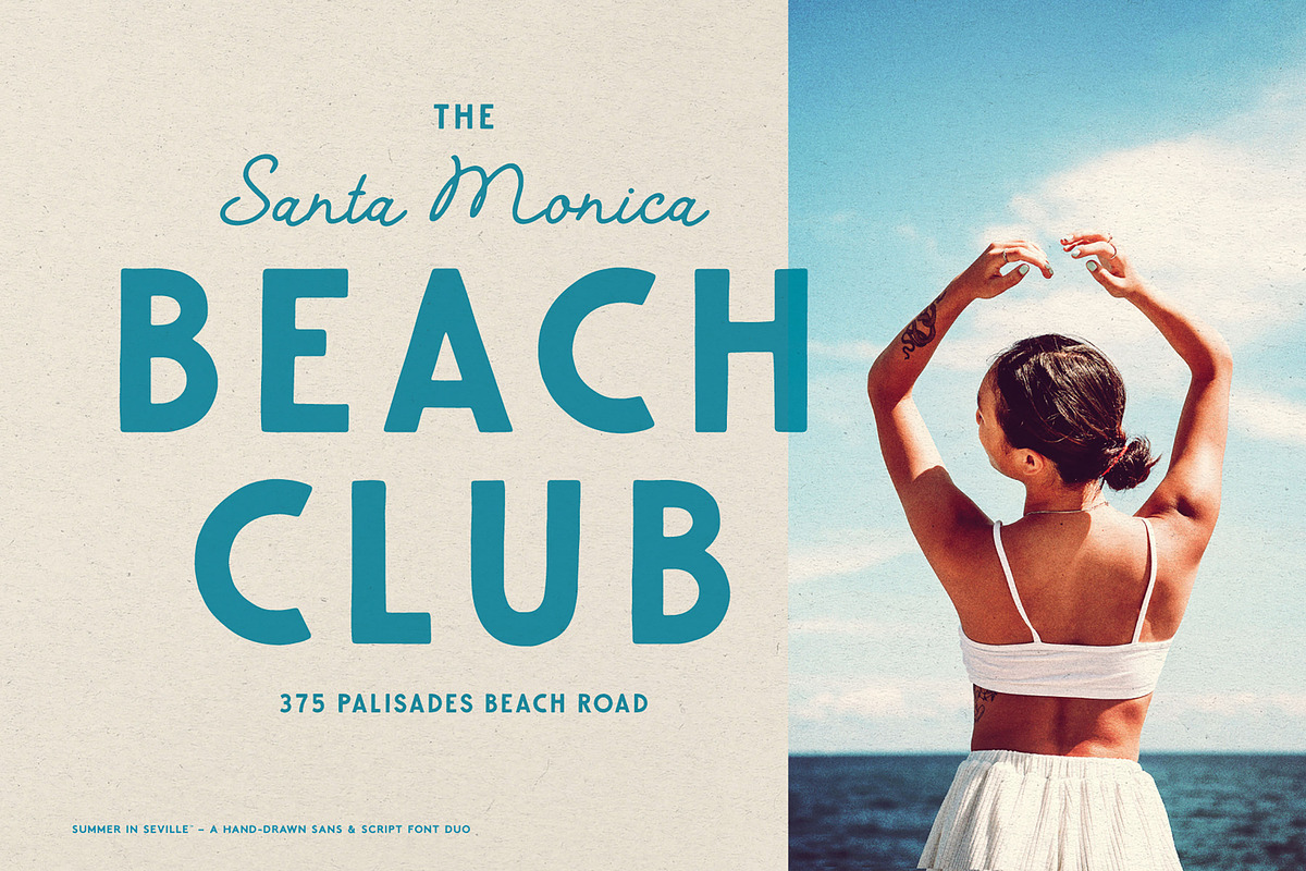 Summer in Seville, a Font by Komet & Flicker (Photo 7 of 15)