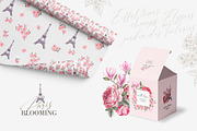 Blooming Paris. Motifs,Frame,pattern, an Illustration by Kotkoa (Thumbnail 10 of 21)