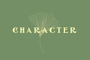 De Ginkgo, a Serif Font by Emyself Design (Thumbnail 10 of 16)