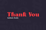 Aveghia Display Serif Font, a Sans Serif Font by Kulokale (Thumbnail 10 of 10)