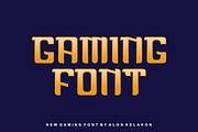 Super Gaming Font, a Serif Font by alon kelakon (Thumbnail 2 of 5)