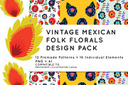 Polish Mexican Floral Pattern Pack, a Pattern Graphic by Design Unique (Thumbnail 1 of 13)