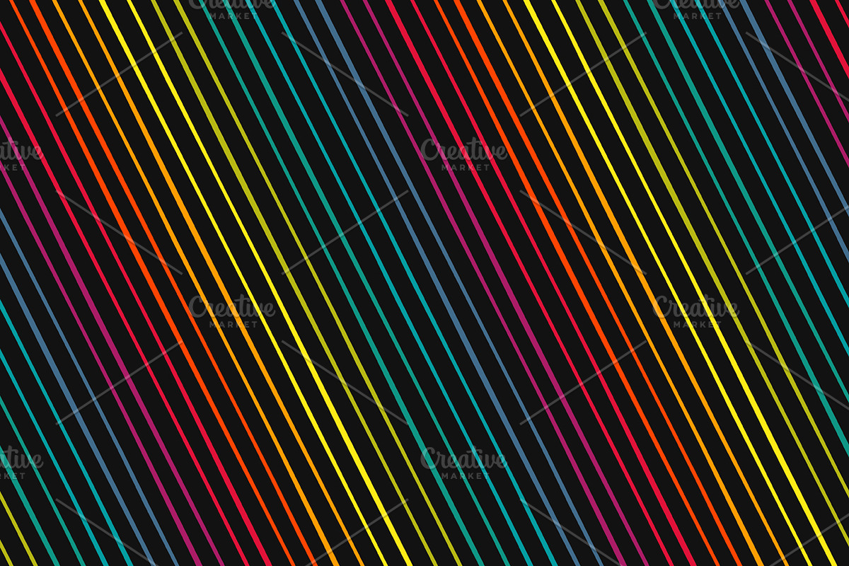 Rainbow geometric patterns, a Pattern Graphic by IreneArt illustrations (Photo 8 of 13)