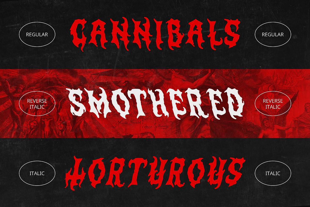 CS Whistle – Black Metal Font, a Blackletter Font by Craft Supply Co. (Photo 5 of 8)