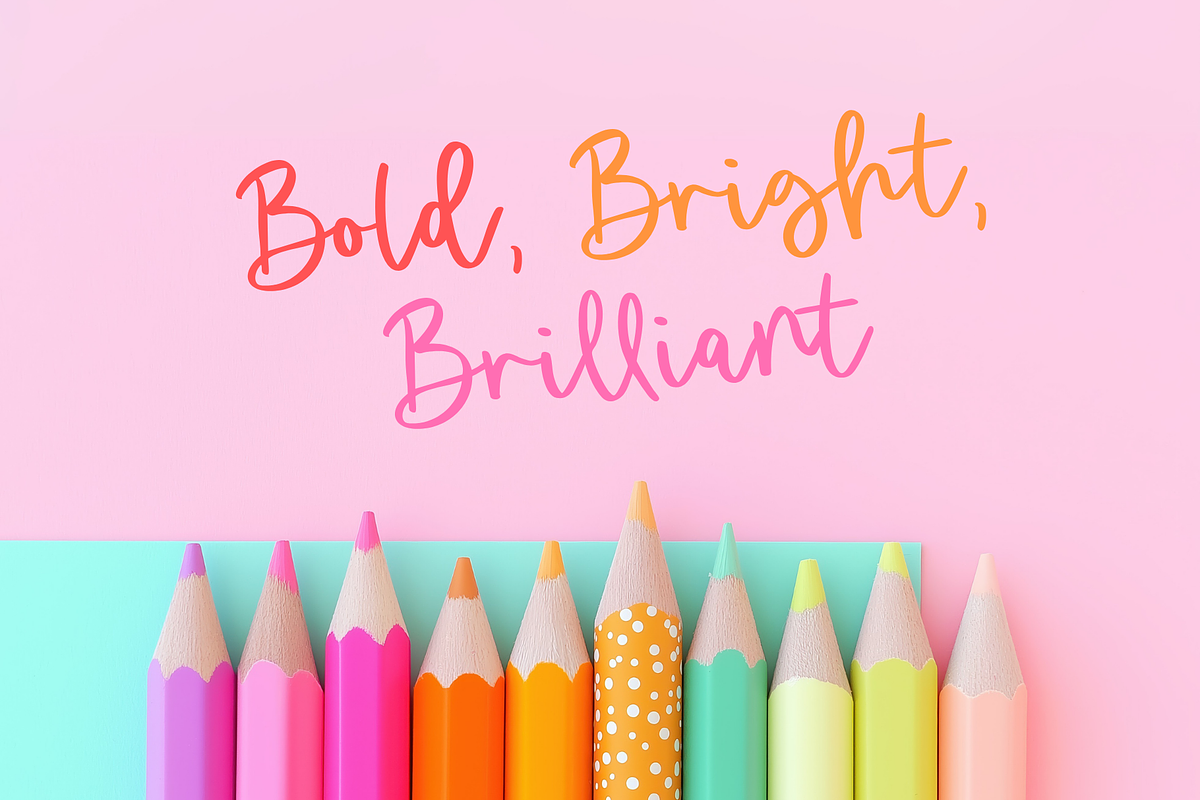 Confetti Font, a Script Font by Design Pixie (Photo 2 of 8)