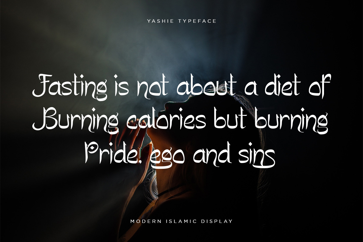 Yashie | Arabic Display Font, a Symbol Font by Pentagonistudio (Photo 7 of 10)