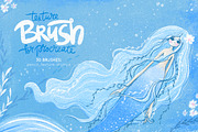 Texture Brushes for Procreate, a Brush Add-On by Magic & Dreams (Thumbnail 1 of 7)
