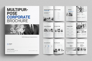 Multipurpose Corporate Brochure, a Brochure Template by E-Type