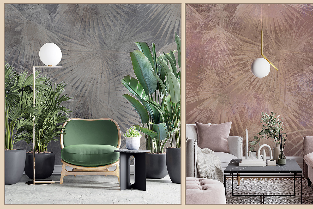Fresco collection Leaves mural, a Wallpaper Graphic by Natalia0307 (Photo 15 of 16)