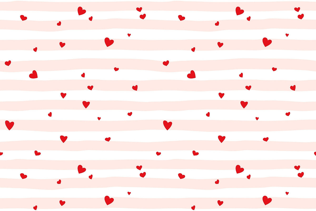 Red Hearts Valentines Day Papers, a Pattern Graphic by ilonitta (Photo 7 of 10)