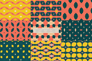 Playful Geometry Seamless Patterns