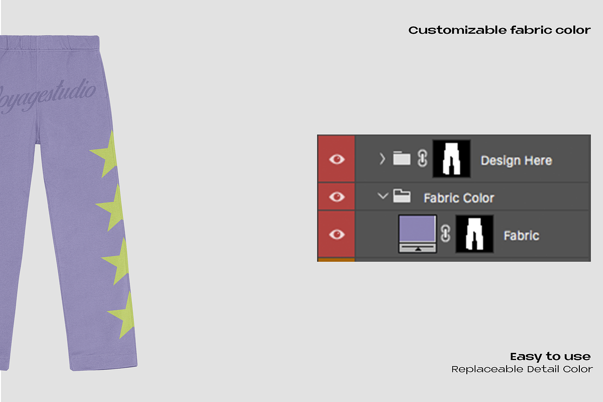 SWEATPANTS MOCKUP, a Bottom Mockup by Voyage Studio (Photo 4 of 4)