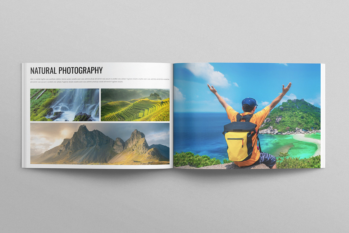 Photo Book Layout Design Template, a Brochure Template by E-Type (Photo 2 of 8)