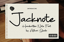 Jacknote - Handwritten Marker Note F