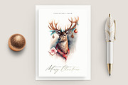 Christmas Postcards with Deer, a Card Template by optimism (Thumbnail 7 of 8)
