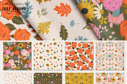 Just Blooms-Autumn Poster & Pattern, an Object Graphic by Essentially Nomadic (Thumbnail 9 of 14)