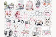 Mom And Baby Clip Art, a Person Illustration by GlamArtZhanna (Thumbnail 7 of 8)