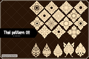 112 Thai pattern 02 NHD, a Brush Add-On by Nan'Heidi (Thumbnail 2 of 8)