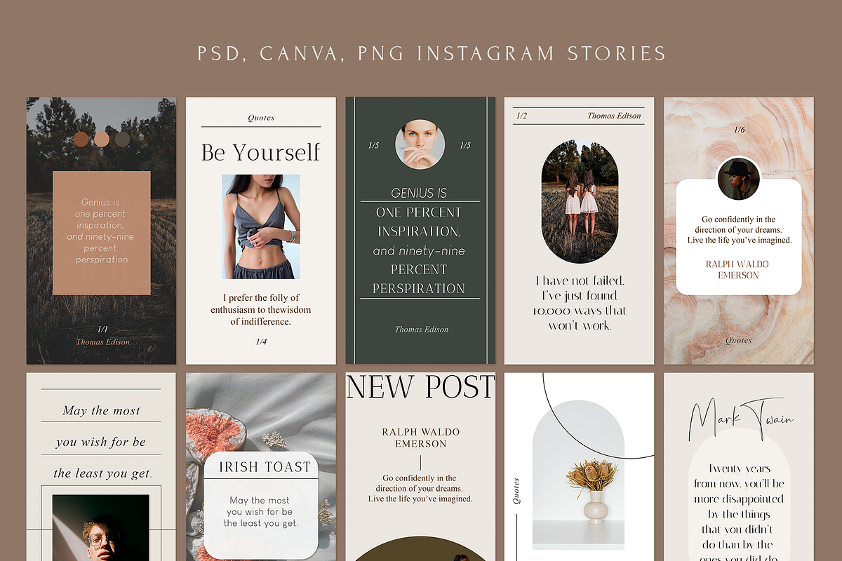 Canva Aesthetic Instagram Templates, a Social Media Template by Free ...