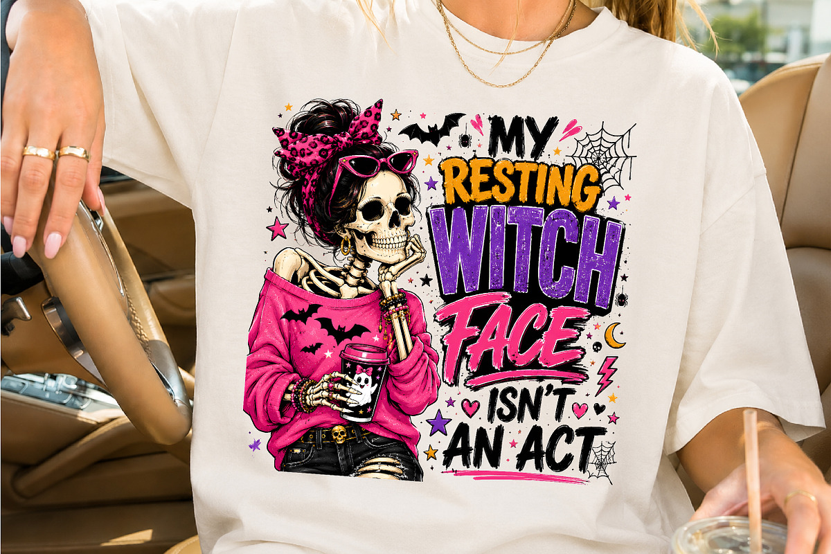My Resting Witch Face Isn't An Act, a Seasonal Illustration by Creative Art (Photo 2 of 3)