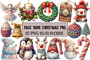 Faux Yarn Christmas PNG, an Illustration by Design Market (Thumbnail 1 of 5)