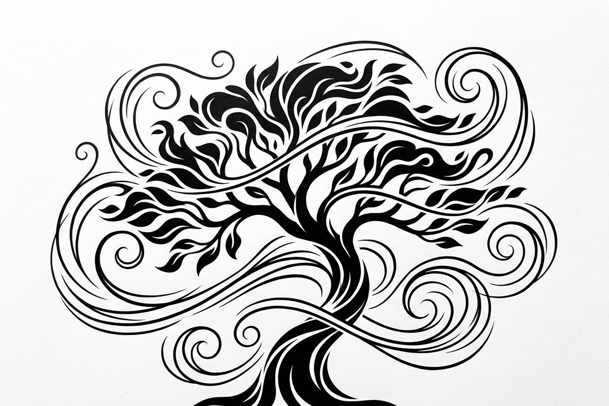 Elegant dream tree silhouette design, a Healthcare Illustration by Amazin_art (Photo 12 of 43)
