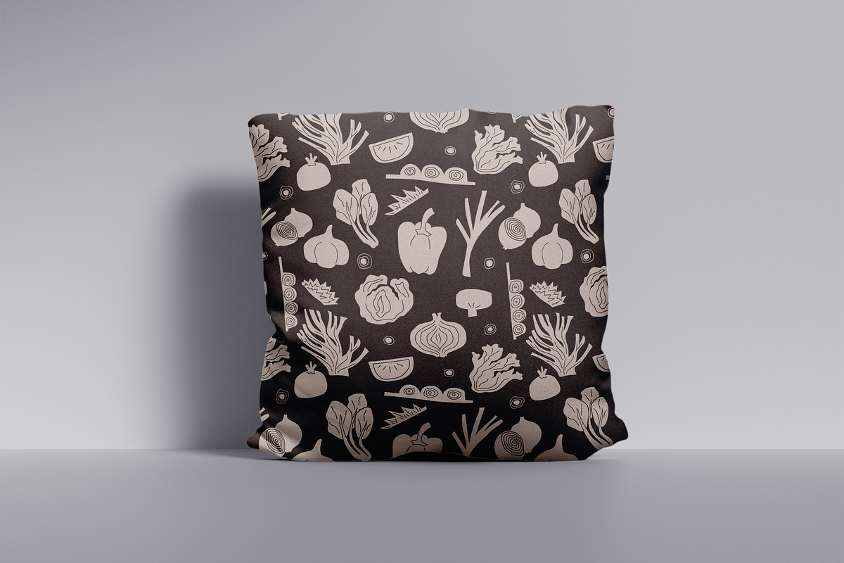 Vegetable Folk Pattern, a Pattern Graphic by Neermana (Photo 4 of 5)