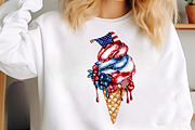 Watercolor 4th Of July Clipart, an Illustration by SinaCreation (Thumbnail 4 of 9)