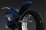 Sport bike futuristic concept, a Cars & Vehicle 3D Model by konstantin.ermolaev (Thumbnail 10 of 12)
