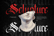 The Black Saturday Blackletter Font, a Blackletter Font by Vampstudio (Thumbnail 2 of 13)