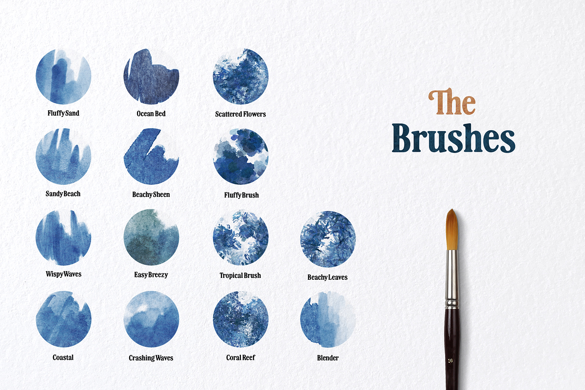 Textura Watercolor for Procreate, a Brushes & More by Sofydoll Designs (Photo 4 of 6)