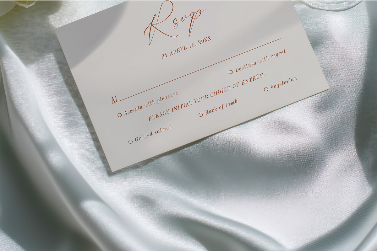 Orchid Neutral RSVP Card Mockup, a Product Mockup by Serenefeeling (Photo 4 of 6)