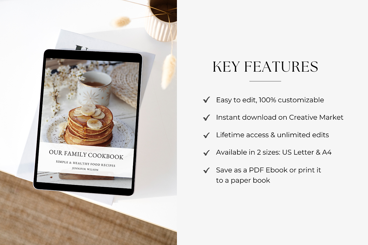 Cookbook Recipe Ebook Template, a Magazine Template by ShopRShop (Photo 6 of 10)