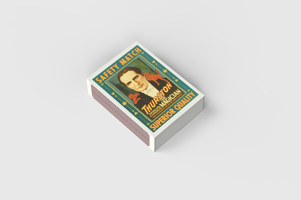 Match Box Mockup - 11 views, a Packaging Mockup by Illusiongraphic (Photo 9 of 19)