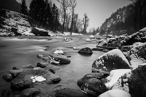 River and Snow