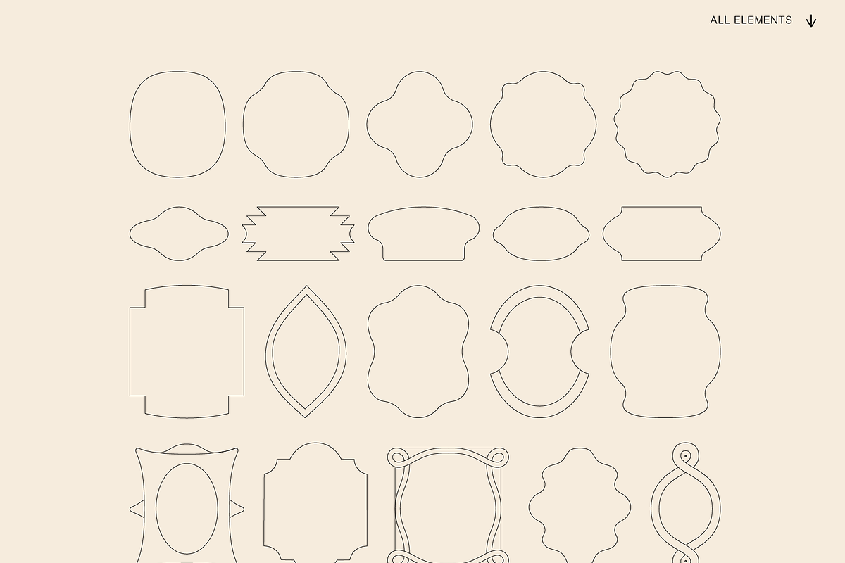 Vintage vector logos, a Background Graphic by venimo (Photo 6 of 6)